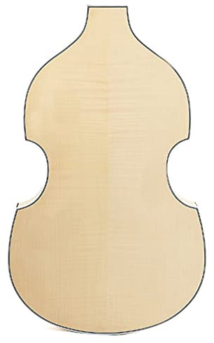 Guitar DIY Kit Bassgitarren-Körperklang Barrel Tiger Shadow Maple Back Fichte