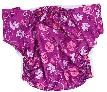 ULTECHNOVO 1stk Windeln Für Erwachsene Inkontinenzpflegehöschen Inkontinenz Unterhose Anti-leck Windel Für Erwachsene Stoffwindeln Nachts Violett Ältere Gebürstetes Futter Unterwäsche Pad