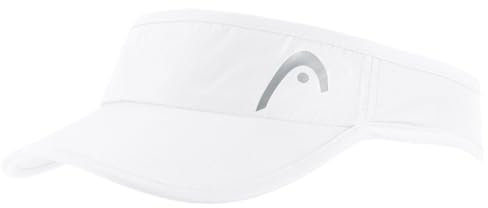 HEAD Damen Pro Player Womens Visor, Weiß, Einheitsgröße EU