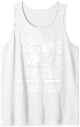 Herren Ich brauche Stockschießen Stockschießen Eisstock Tank Top