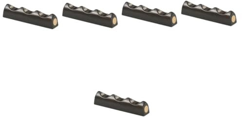 STOBOK 5st Stifthalter Pinsel Schöner Halter Bürstenrest Desktop-bürstenauflage Arbeitszimmer-ornament Kalligrafie-zubehör Tintenschreiberständer Kupfer Chinesisches Gemälde Schreibtisch