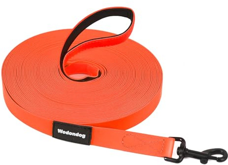 Schleppleine 10M für Hunde 3M/5M/10M/15M Wasserdicht Hundeleine Mit Softgrip-Griff und Aufbewahrungstasche Lange Schleppleine Robust Leine für mittelgroße,große Hunde