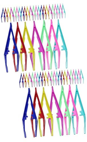 Beatifufu 60pièces Pince à Épiler Jetables Pour Sourcils Outils De Beauté Pratiques Pour Hommes Et Femmes Pour Maquillage Mise Forme Des Sourcils