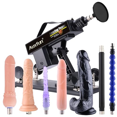 Macchina del sesso per donne e uomini, macchina sesso con dildo, macchina per sesso con ventosa, macchina sesso con 7 accessori 3XLR, sex macchina automatica per e coppie, giocattoli sessuali per prof