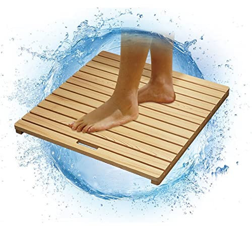 Receveur de Douche en Tapis de Bain, Baignoire en Planche de caillebotis, Baignoire en Planche, Personnalisable, 80x100cm/31x39in