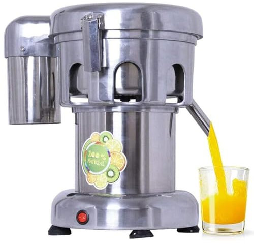 RVUEM Extracteur De Jus Commercial Presse Agrumes Centrifuge éLectrique Presse Agrumes Robuste 220 V 370 W avec Filtre Presse Agrumes en Acier Inoxydable 2800 TR/Min Quantité Jus 80 à 100 Kg/H