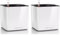 Lechuza Cube Glossy 16 weiß-highgloss 13520 (Packung mit 2)