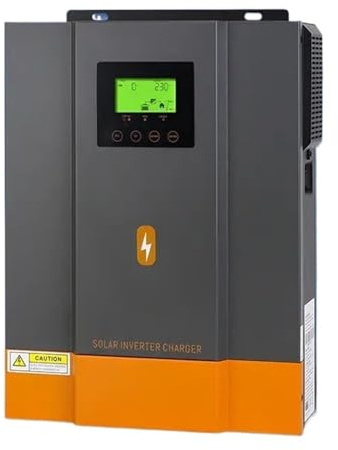 AIRUIXI contrôleur de Charge Solaire Onduleur Solaire Hybride 3000 W 12 V 24 V 220 V Hors réseau à Onde sinusoïdale Pure, Double Sortie avec Chargeur Solaire MPPT 80 A, PV 400 V(3200W 24V)