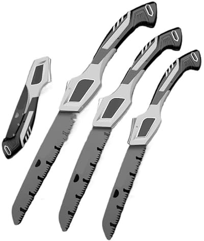TRgqify-KM Sierras de podar manuales for Ramas de árboles, Sierras de jardín for Cortar Madera y podar Jardines.(23cm)