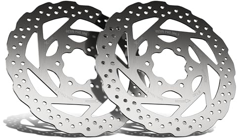 2PCS 140mm Disque de Frein pour Scooter Rotor avec 6 Trous Arrondis Compatible avec Kukirin G2 Master / G3 / G4 Scooter Électrique Pièces de Frein Originales Accessoires
