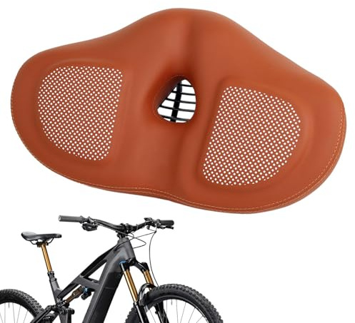 Rennradsattel | Verdicktes Kissen mit Stoßdämpfung mit breiter Basis | Fahrrad, ergonomische gepolsterte Unterstützung, atmungsaktiv, weich, langlebig, Verwendung für die Schule auf Reisen