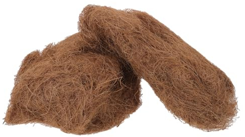 Hemobllo Fibra De Mantillo Natural para Macetas y Jardín, Cobertura Transpirable 500g, Fibra Vegetal para Retención De Humedad Plantas De Interior y Exterior