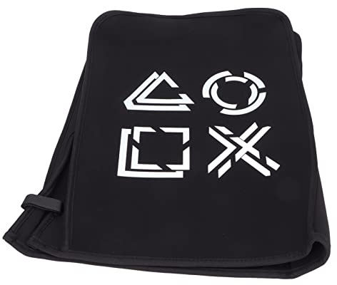 Depisuta Copertura Protettiva Antipolvere per Console di Gioco, Copertura Lavabile per 5, Fibra di Stoffa Nera per Console, per Accessori da Gioco