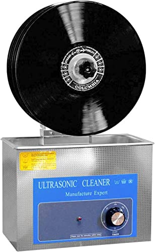 Ultraschall-Schallplattenreiniger mit digitalem Timer, reinigt mehrere Schallplatten gleichzeitig für verbesserte Klangqualität