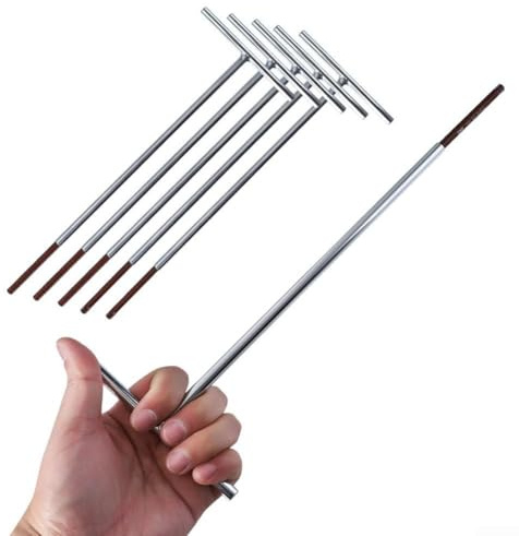 Llave hexagonal en forma de T para destornillador Torx Llave interna Llave de mano de acero de aleación para tareas de reparación y mantenimiento (H4)