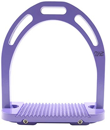 AK Aluminium-Steigbügel mit beschichteten Farben (11,9 cm, Violett)