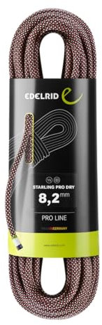 EDELRID Starling Pro Dry 8,2 mm Halbseil, Night, 60m