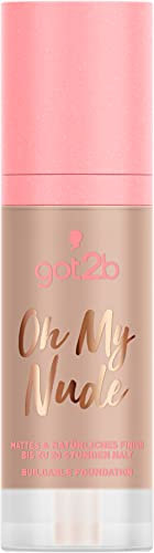 got2b Buildable Foundation Oh My Nude 065 Golden Hour, langanhaltendes Make-up für ein semimattes Finish, mit feuchtigkeitsspendendem AQUARICH-Komplex, 30 ml