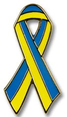 Yantec Pins Ukraine Schleife Ribbon Pin Flaggenpin Flagge