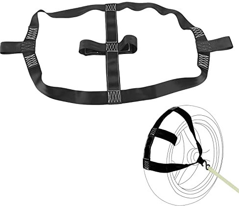 Bogoro Sangle Remorque Moto, Sangle Universelle pour Roue Arrière de Transport et Arrimage