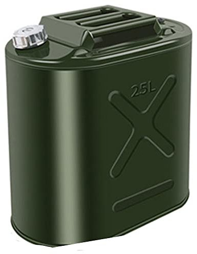 SHENGSHIYU Tanque De Combustible De Gasolina, Tanque De Combustible De Acero Al Carbono, Tanque De Combustible a Prueba De Herrumbre, Tanque,Aluminumcover-25L