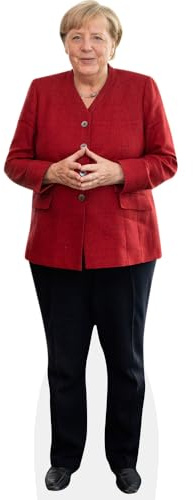 Angela Merkel (Red Blazer) Pappaufsteller mini