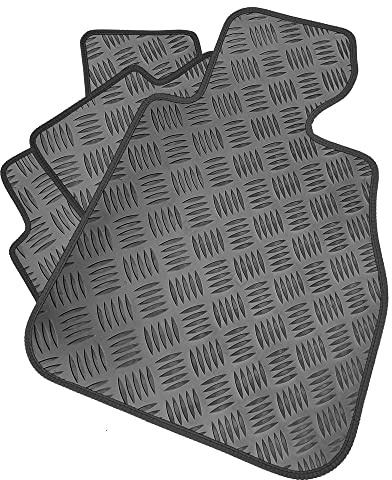 Gummi-Fußmatten-Set, kompatibel/Ersatz für Opel Insignia (MK A Facelift) (Baujahr 2013–2017), maßgeschneiderte Matten, strapazierfähig, wasserdicht, rutschfest