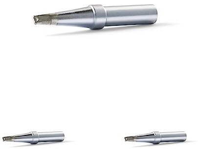 Weller ET B (4ETB-1) Soldering Tip for Weller WE 1010, Chisel, Width 2.4mm, Thickness 0.8mm, 1 Piece (Pack of 3)