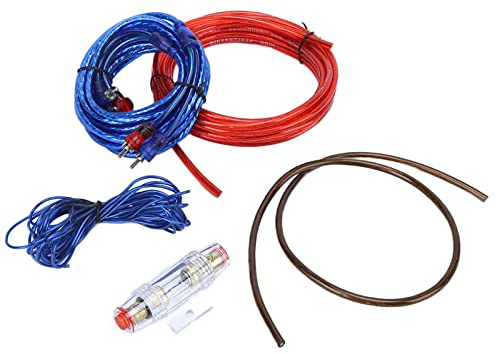 Amplificateur Power Wire Kit Set Installation Câblage Ampli Ligne de Masse pour Klaxon de Voiture Subwoofer