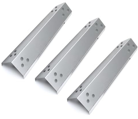 Grihero 40.2CM Gasgrill Brennerabdeckung Ersatzteile für Rösle Videro G3-S, G3, G3-S Nero, Vario+ und Sansibar, Edelstahl Flammenverteiler für Rösle Videro G3 G2 G4 G6 Series Grill Zubehör