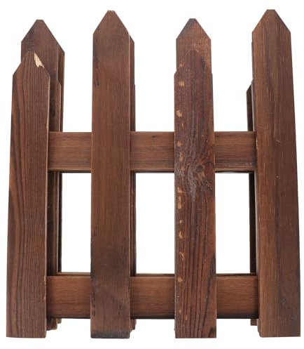 BESPORTBLE Clôture de Jardin Miniature, 120 x 34 cm Extérieure Clôture de Christmas Ornement de Signe de en Plein, pour la maison, le jardin, le sapin de Noël, la fête de mariage Décoration