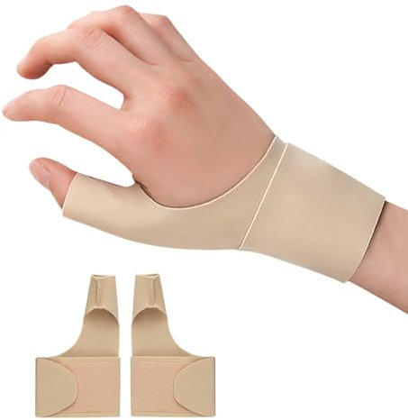 Ceihwa 2pcs Attelle Pouce Poignet Gauche Droit Orthèse Pouce Souple Tendinite Gants de Soutien du Pouce élastique Support de Poignet de Compression Arthritique Gant de Compression Pouce Arthrose