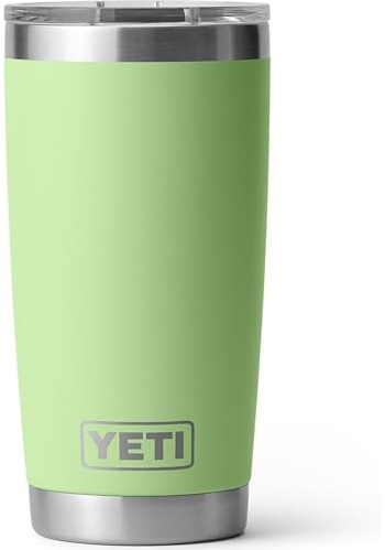 YETI Rambler 20 oz Tumbler, Stainless Steel, Vacuum Insulated with MagSlider Lid, Key Lime