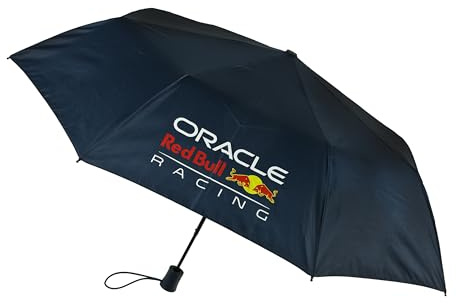 Undercover - Oracle Red Bull Racing Taschenschirm - faltbarer Automatikschirm mit 4 bedruckten Panels - Polyester, Fibre Gestell, Plastikgriff - Durchmesser: 94 cm