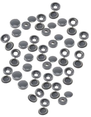 BUGUUYO 120pcs Screw Covers for Furniture Decorative Screw Protectors Hinged Cap Covers