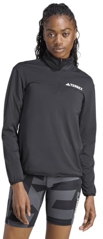 adidas Damen Terrex Multi Climawarm Half Zip Tech Fleece Polarfleece-Half-Reißverschluss (1er Pack)