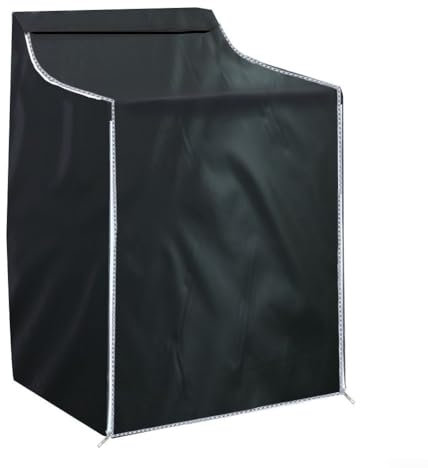 Feegow Housse de machine à laver | Housse de protection solaire étanche à la poussière | Housse de machine à laver extérieure | Housse de machine à laver robuste (noir)