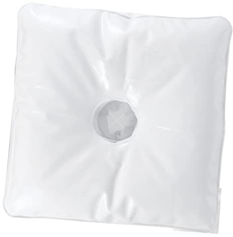 Mipcase Base D’Injection D’Eau PVC pour Parapluie Extérieur, Blanc, 1 Pièce