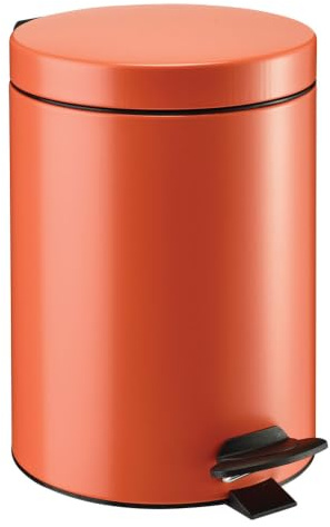 ROSSIGNOL Poubelle de salle de bains, Certifiée Origine France Garantie, Poubelle 5L, Poubelle à pédale, Seau intérieur amovible, Large pédale CYJEU