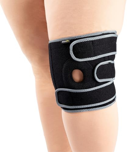 BraceUP Kniebandage in Übergröße – 2XL bis 5XL Knieorthese für Knieschmerzen, für Damen und Herren, große Größen Kniebandage (4XL-5XL)