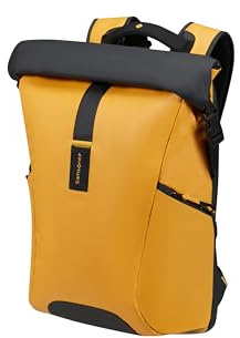 Samsonite Paradiver Light - Expandable Rolltop Laptop Backpack 17.3, 49 cm, 25/35 L, Yellow