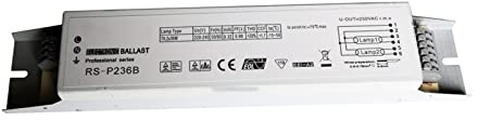 UTVTNPUKM 11 0V / 220V 50-60 Hz 2x36w T8 2 Lampe de lampe RS-EU236B RS-P236B Ballast pour lampe fluorescente(110V)