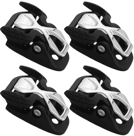 Cabilock Kit 4 Hebillas Ajustables para Patines en Línea, Cierre Microajuste con Tornillos, Accesorios para Reparación de Patines de Ruedas, Piezas de Repuesto para Patinaje al