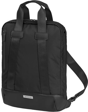 Moleskine Zaino Verticale Collezione Metro, Borsa Porta Pc per Laptop, Notebook, iPad e Tablet fino a 15'', Dimensioni 31 x 42 x 10 cm, Colore Nero