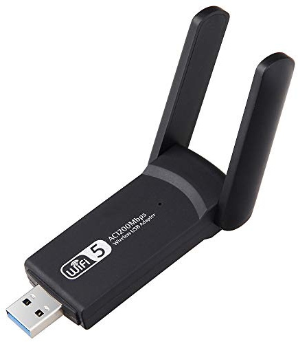 /G Adaptador WiFi USB inalámbrico 1200Mbps LAN USB Ethernet 2.4G 5G Tarjeta de Red WiFi de Banda Dual Dongle WiFi