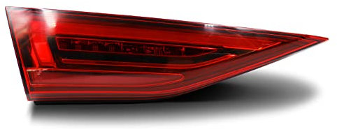 Rückleuchten Folie Set Aufkleber Tönungsfolie Heckleuchten passgenau zugeschnitten für Rückleuchte selbstklebend Kfz Auto Zubehör C078 (Red)