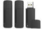 KEXIN Clé USB 2.0 64Go Lot de 3, Clef USB 64 Go 2.0 LED, USB Flash Drive Musique Pas Cher, 3 Pièces Pendrive USB avec Pince en Métal à 360° Cle USB 2.0 64 Go pour Ordinateur PC (3 Pack, Noir)