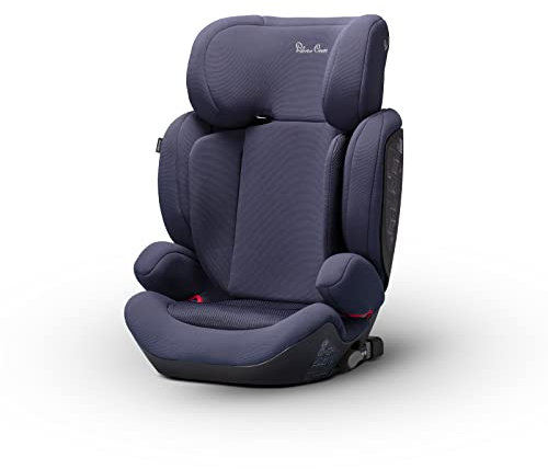 Silver Cross Discover Car Seat High Back Booster Seat Travel Isofix Car seat Adjustable Seat 3yrs - 12yrs Navy