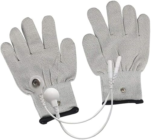 Careforyou DDS leitfähige Silberfaser Elektrische Massagehandschuhe für Gesichtsmassagegerät