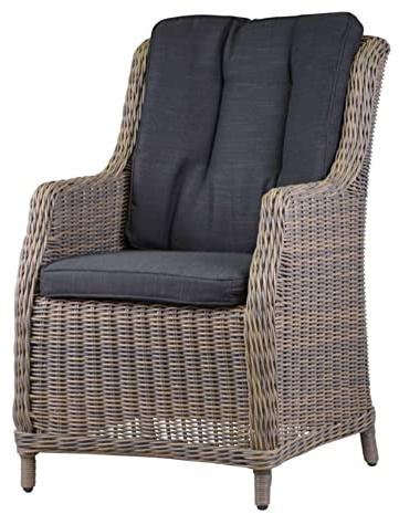 Kai Wiechmann Geflechtsessel Polyrattan Rattansessel Gartenssel Premium Poly Rattan mit Sitzkissen wetterfest hochwertiges Geflecht